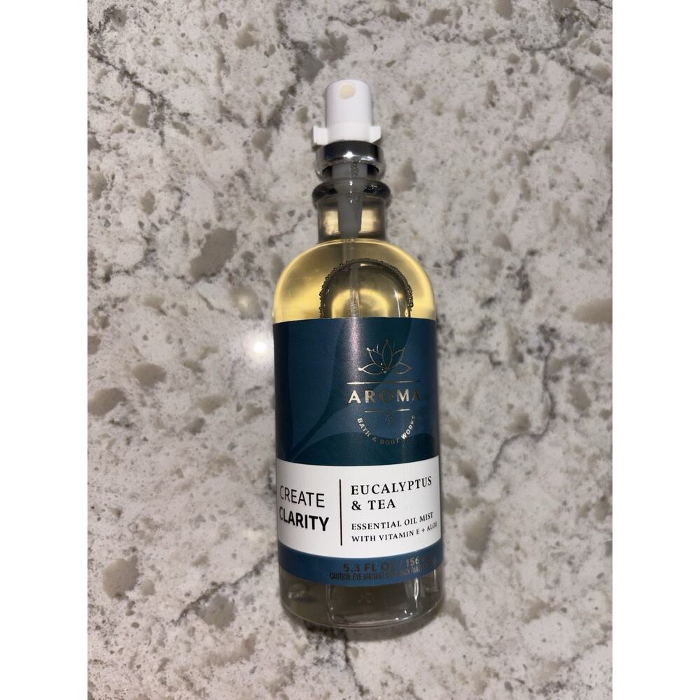 Bath and Body Works Create Clarity Eucalyptus & Tea Essential Oil Mist (5.5 Oz)
